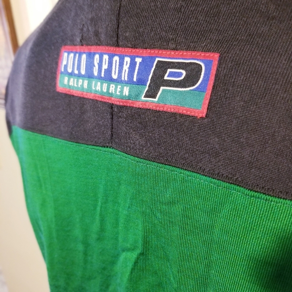 Polo sport ralph lauren multicolor embroidered letters man large stadium crew - Picture 12 of 13